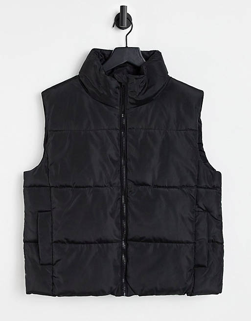 Coats & Jackets New Look boxy gilet in black 