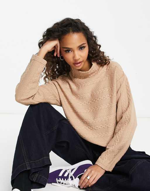 New look camel jumper hotsell