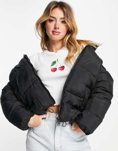 black puffer jacket womens