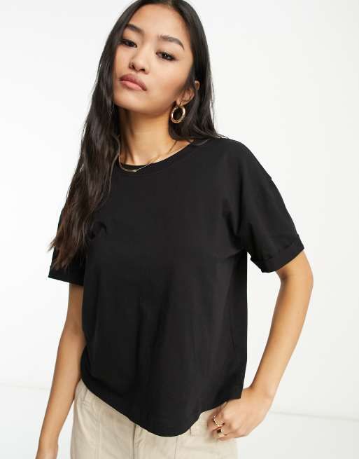 New Look boxy tee in black | ASOS