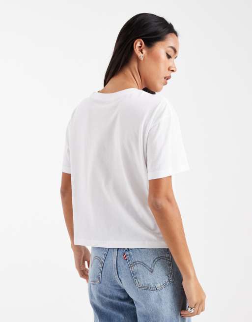New Look boxy tee in white, 3 of 4