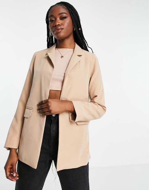 Beige sale boyfriend coat