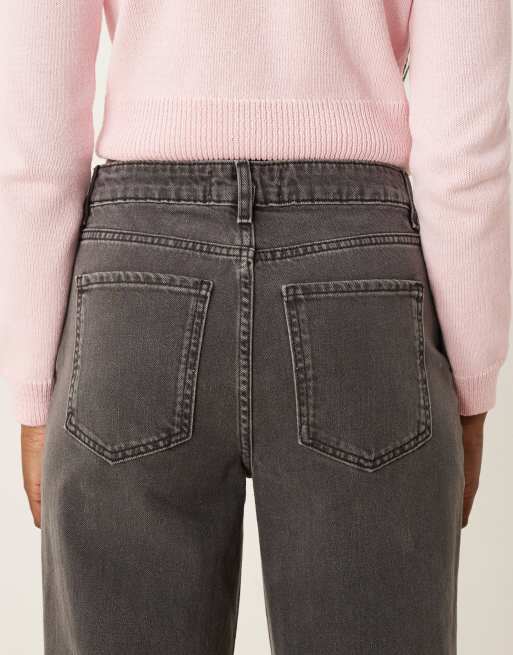 New Look - Bramble - Jeans met wijde pijpen in gewassen bruin, 4 van 5
