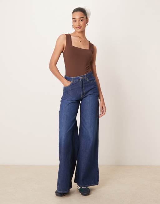 New Look  – Brązowe body z kwadratowym dekoltem, 2 z 4