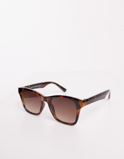 New Look – Brązowe szylkretowe okulary przeciwsłoneczne, 4 z 4