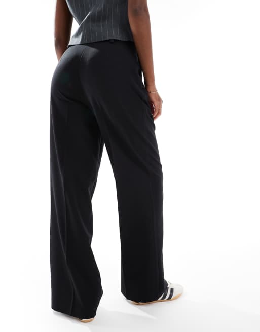 New Look - Broek met wijde pijpen in zwart, 3 van 5