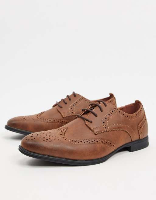 New Look brogue in brown | ASOS