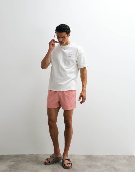 New Look bubble logo oversized t-shirt in cream, 4 of 7