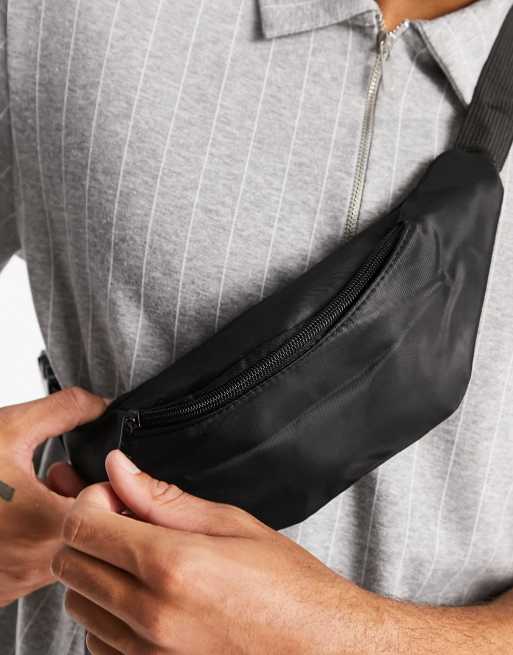 Black bum bag online new look