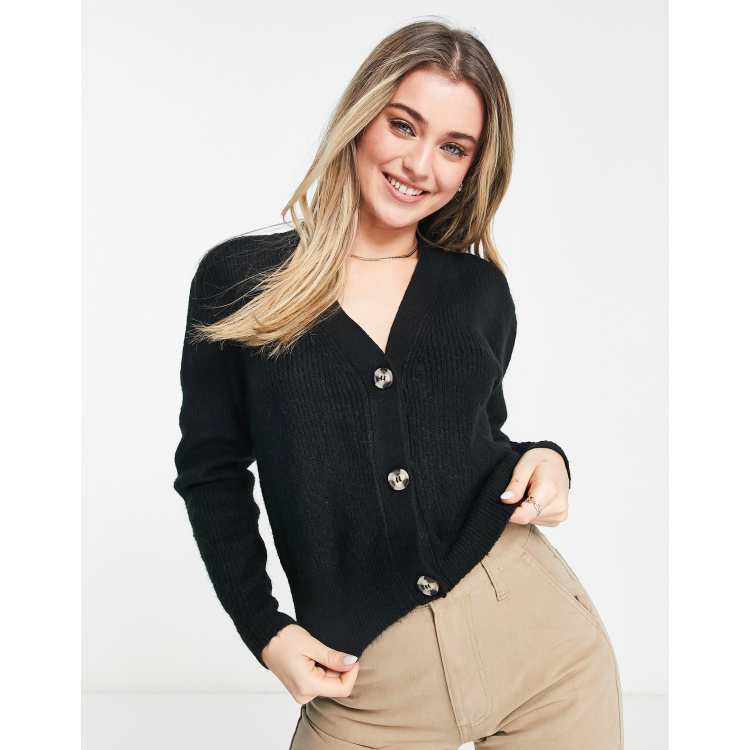 Black hotsell cardigan buttons