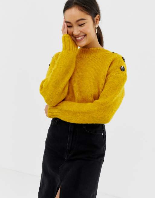 Bright yellow deals jumper womens