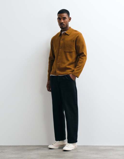 New Look button through cardigan in light brown , 3 of 5