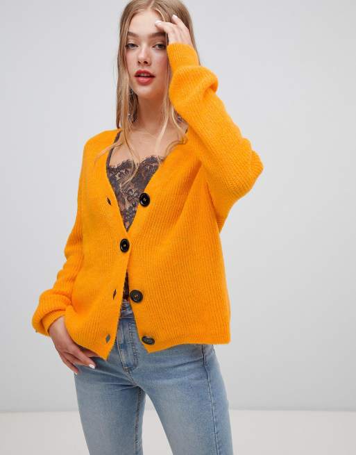 New look mustard on sale cardigan