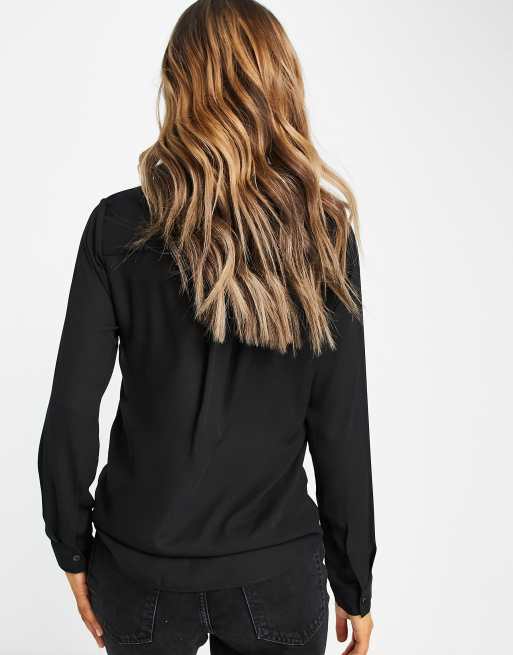 New Look button up shirt in black, 2 of 4