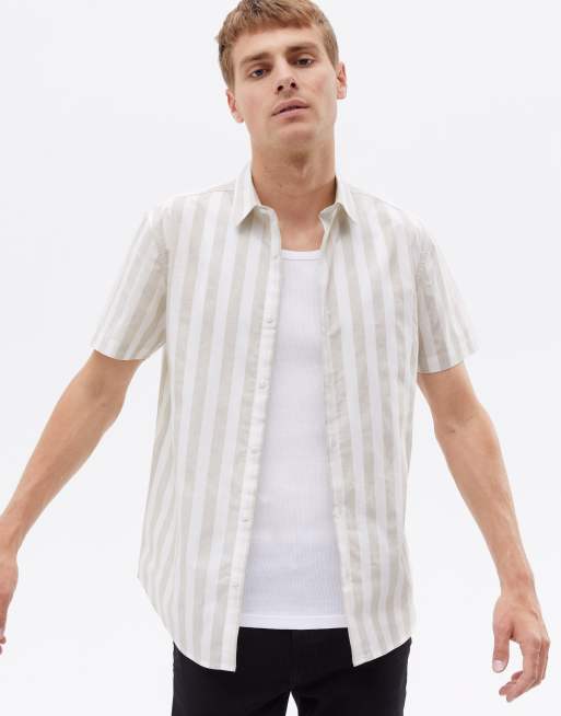 New Look - Camicia a righe blu