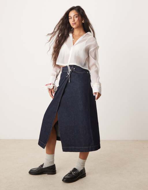 New Look - Camicia corta bianca con coulisse in vita, 2 di 4