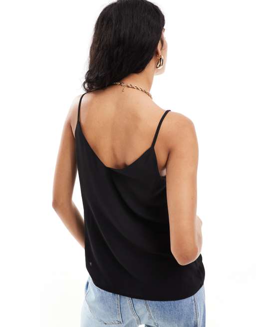 New Look - Canottiera nera con spalline sottili, 3 di 4