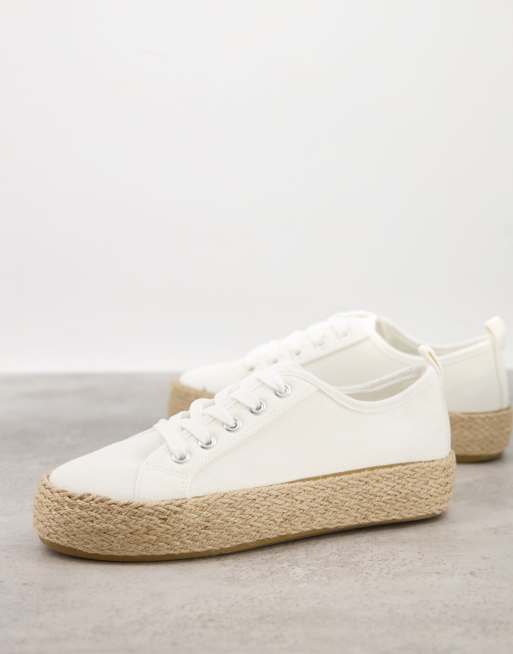 Lace up cheap espadrille sneakers