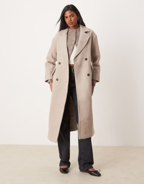 New Look - Cappotto elegante taglio comodo color visone - view 1