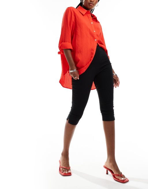 New Look capri pants in black ASOS