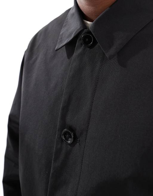 New Look – Car-Coat aus Nylon in Schwarz, 5 von 5
