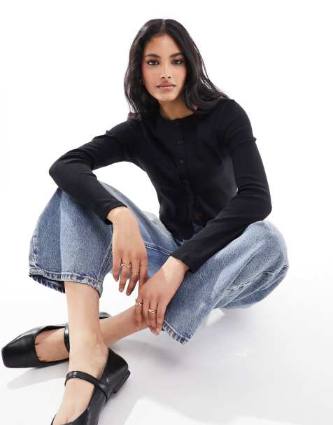 New Look - Cardigan girocollo nero - view 1