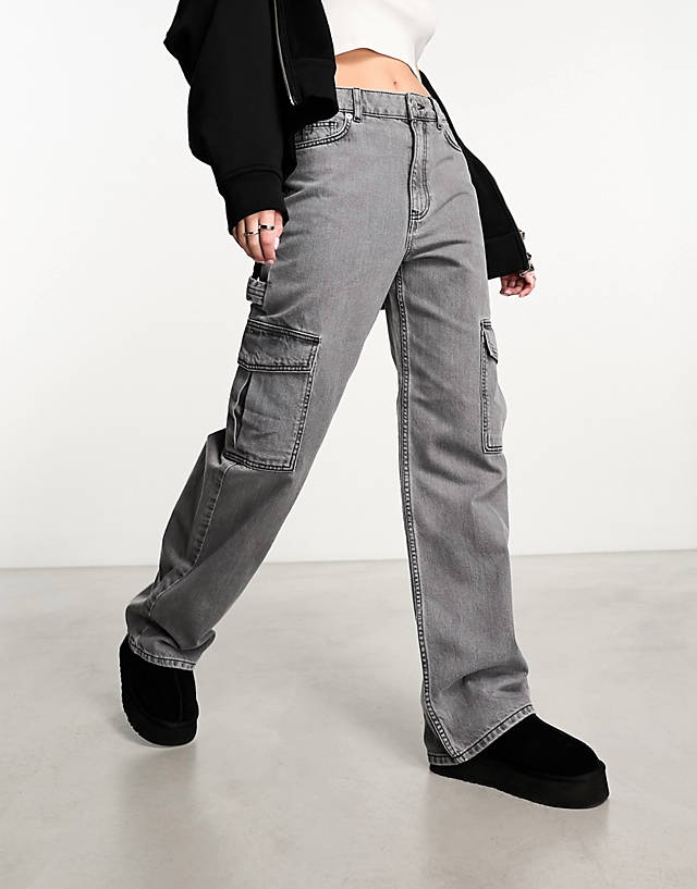 New Look - cargo jeans in grey