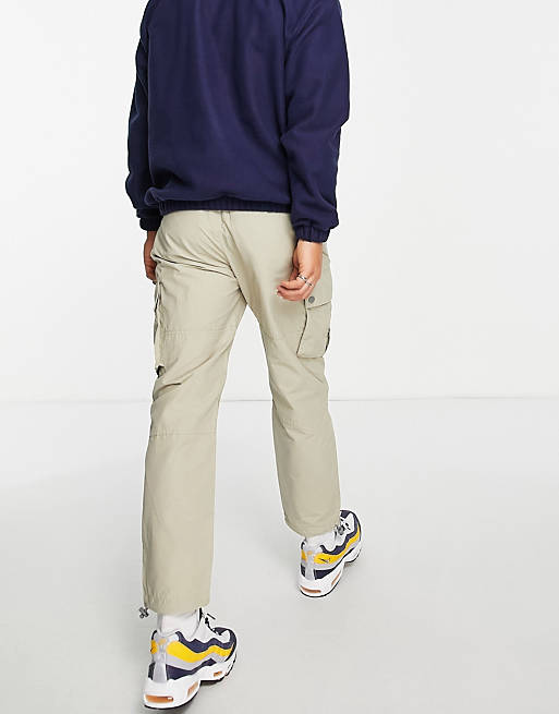 Trousers & Chinos New Look cargo trackpants in stone 
