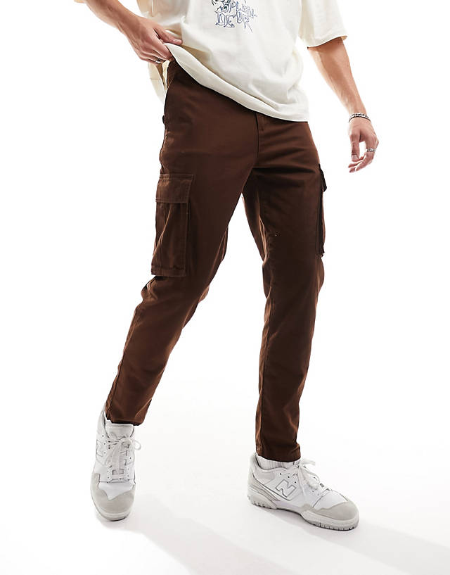 New Look - cargo trouser in dark brown