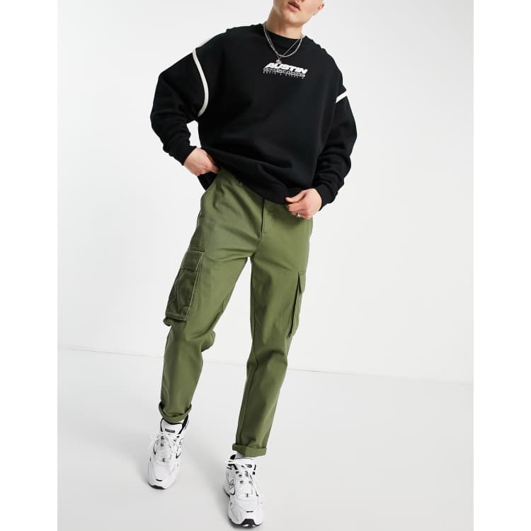 New look discount mens cargo trousers