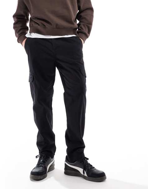 New Look cargo trousers in black - view 1