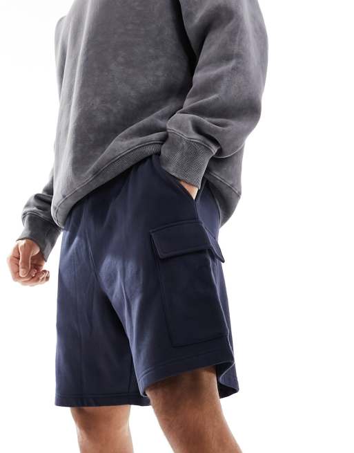 New Look - Cargoshort in donkerblauw