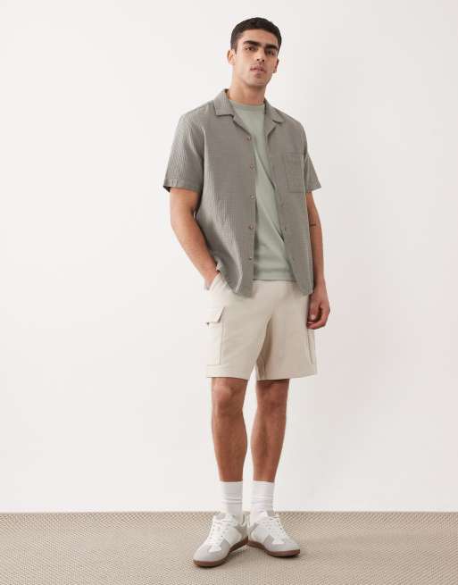 New Look – Cargoshorts in Stein , 2 von 5