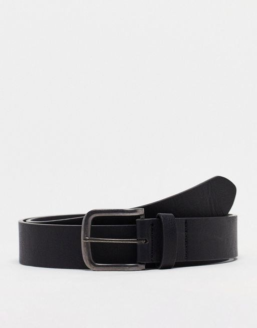 New Look casual belt in black | ASOS