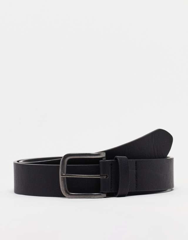 New Look casual belt in black