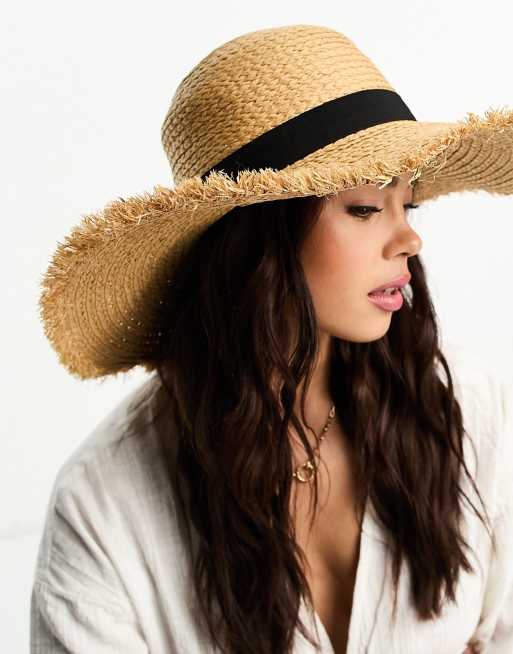 New Look - Chapeau souple à bords effilochés - Fauve, 2 de 4