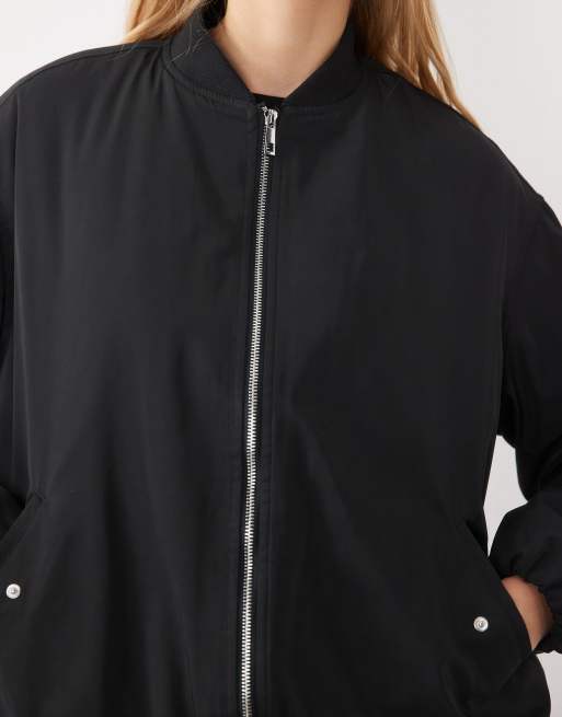 New Look chaqueta bomber negra, 4 de 4