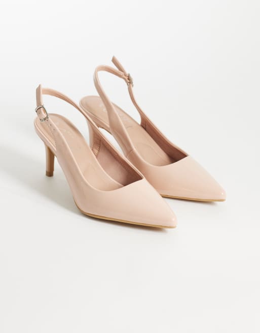 New Look - Chaussures à talon et bride arrière - Grège, 2 de 4