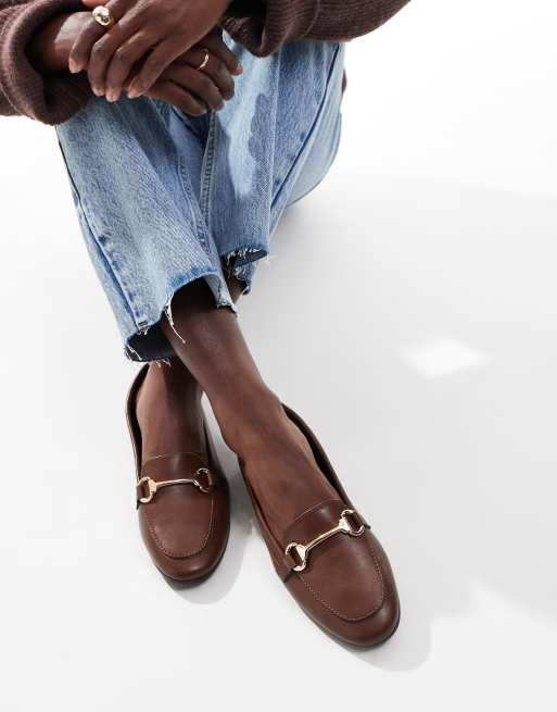 New Look Chaussures plates Marron