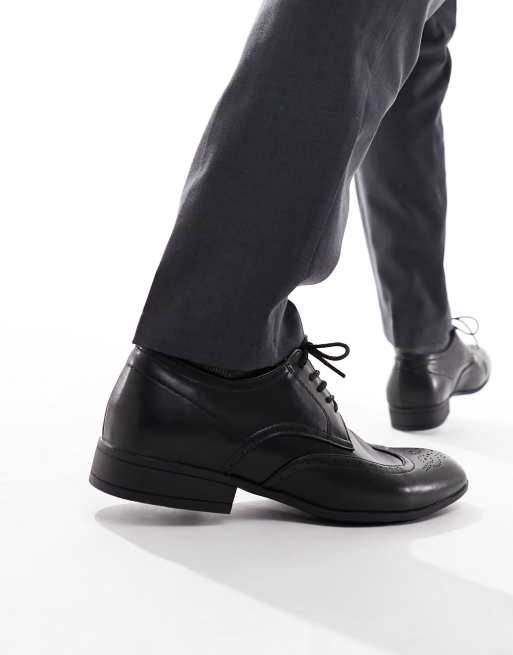 New Look - Chaussures richelieu en similicuir - Noir, 3 de 4