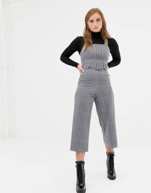 New look sales checked jumpsuit