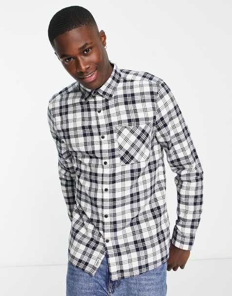 Check Shirts for Men | Flannel Shirts & Tartan Shirts | ASOS