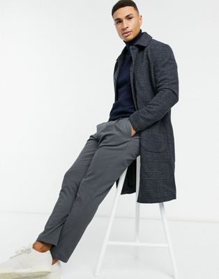 New Look checked jacket in gray | ASOS