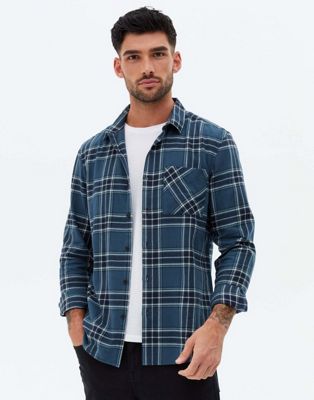 New Look checked shirt in blue