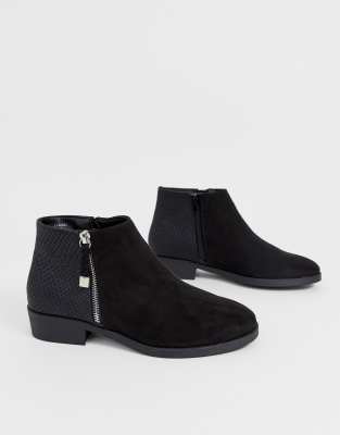 new look black ankle boots