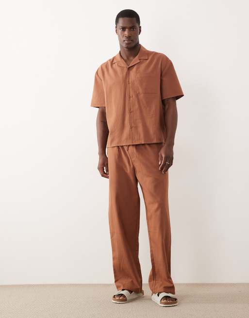 New Look - Chemise d'ensemble coupe carrée - Rouille, 2 de 5