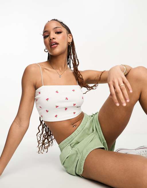 Cherry crop cheap top forever 21