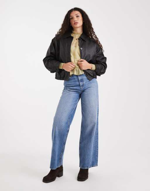 New Look – Chiffon-Bluse in Hellgrün mit Ausbrennermuster, 2 von 4
