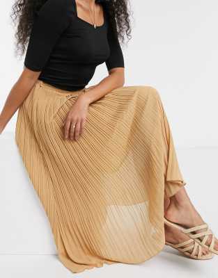 midi skirt chiffon