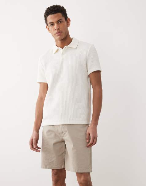 New Look chino shorts in stone - view 1